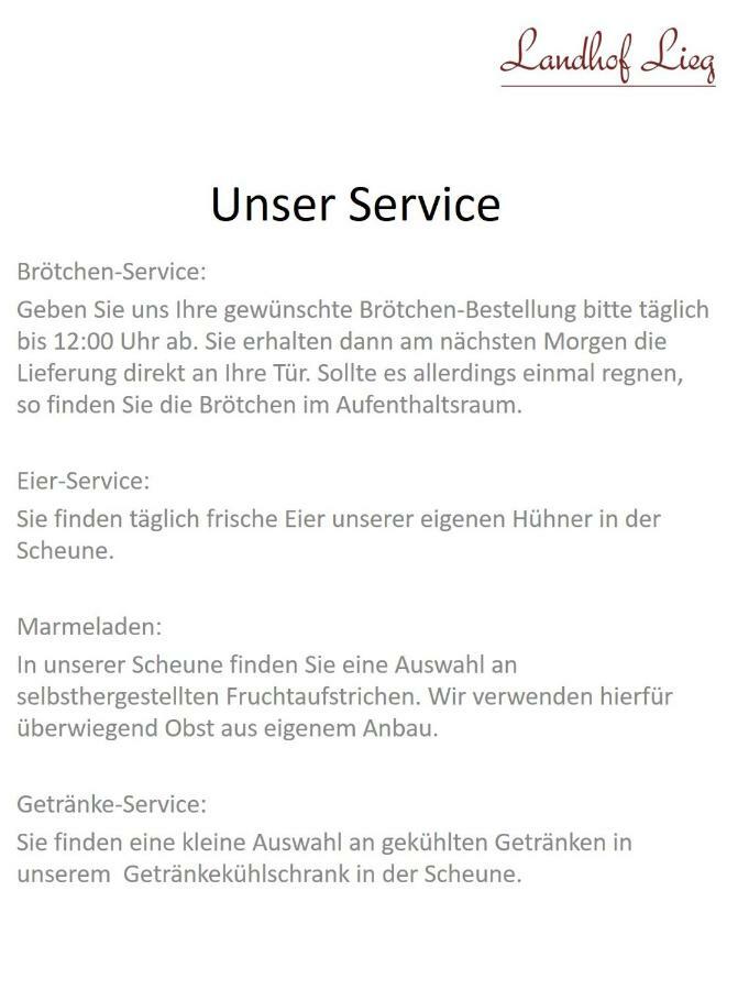Landhof Lieg - Tierische Auszeit In Unseren Gemuetlichen Ferienwohnungen Exterior foto